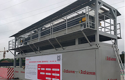 車(chē)載移動(dòng)式壓濾機在河道清淤工程是
